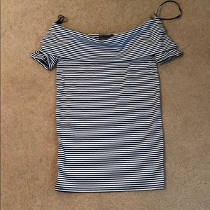 Striped Off Shoulder Top